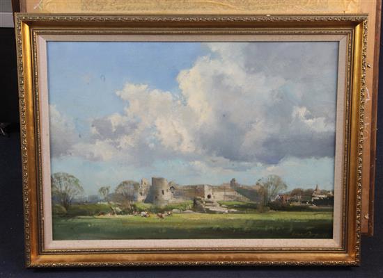 § Edward Seago (1910-1974) Pevensey Castle 18 x 25.5in.